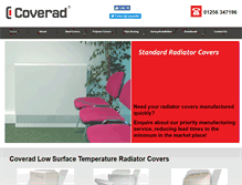 Tablet Screenshot of coverad.co.uk
